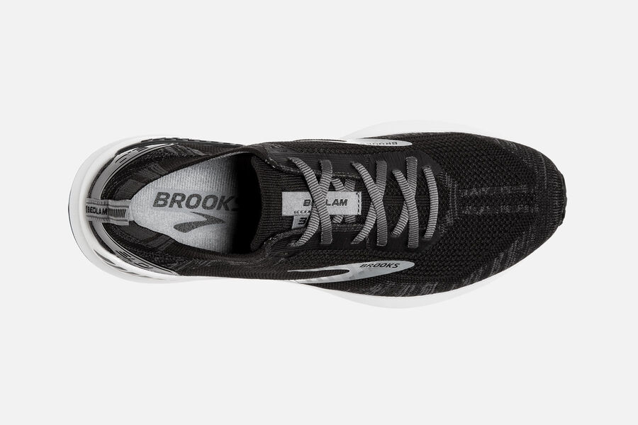 Brooks Bedlam 3 Road Running Shoes Womens - Black/White - RAHWQ-4157